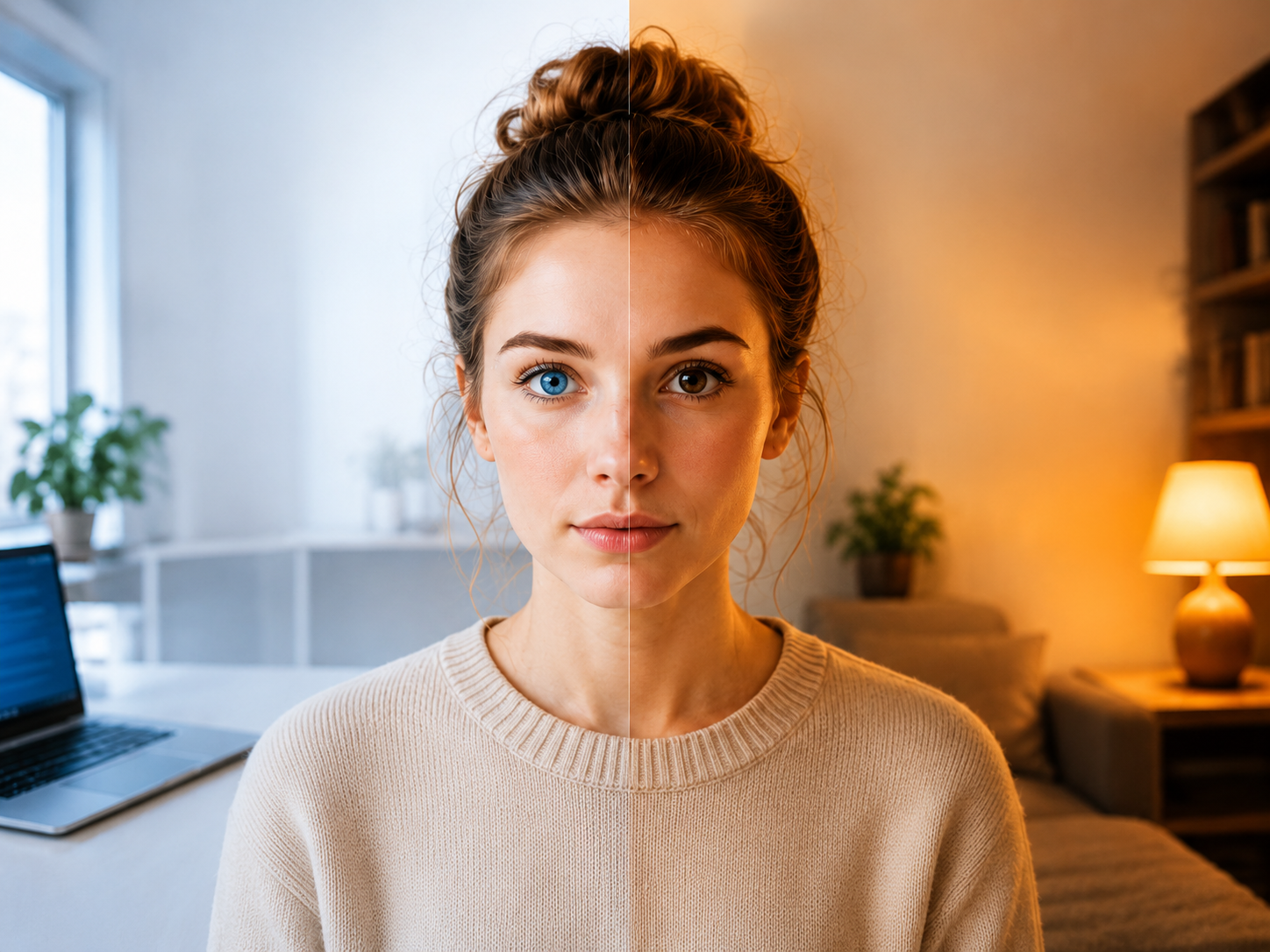 Zijn lichte ogen gevoeliger voor blauw licht?
